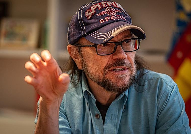 Santiago Segura, durante una entrevista con ABC