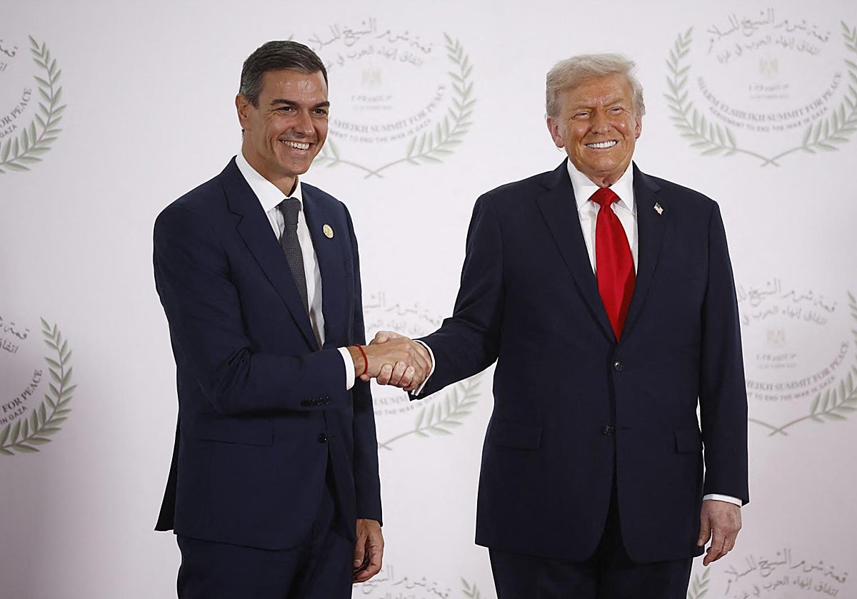 Donald Trump y Pedro Sánchez