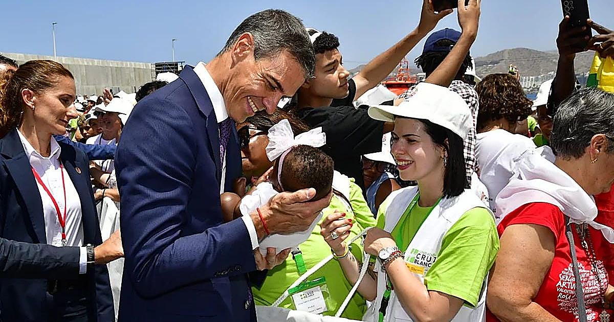Su Sanchidad y el Papa de los bebés