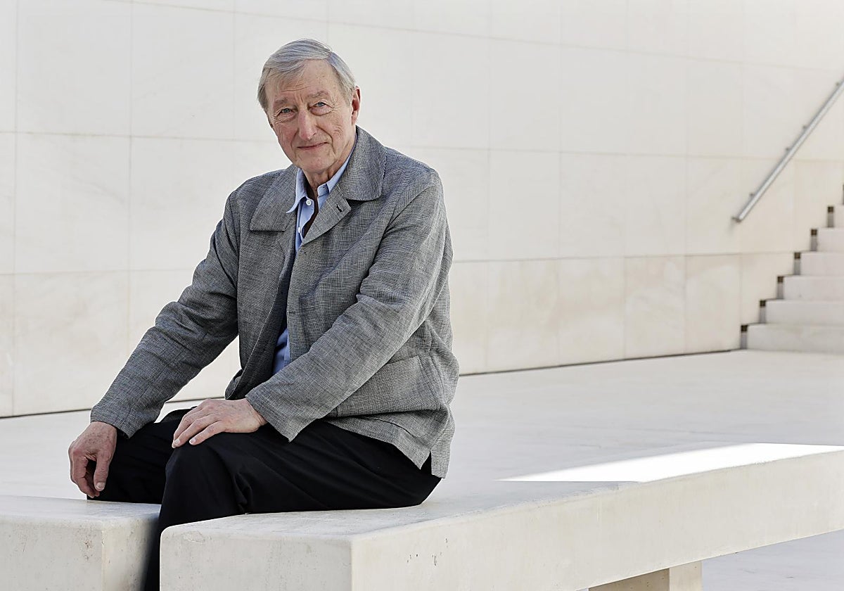 Julian Barnes en la presentación de una de sus novela