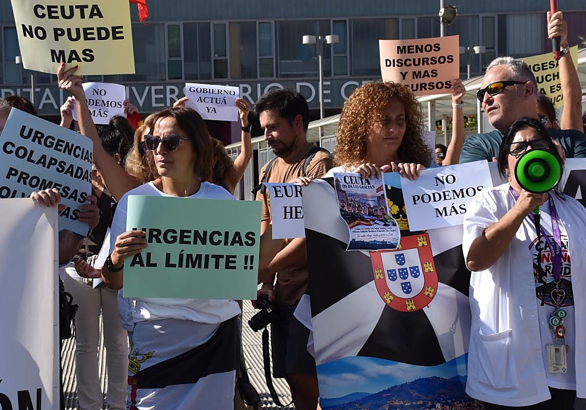 Manifestación en Ceuta