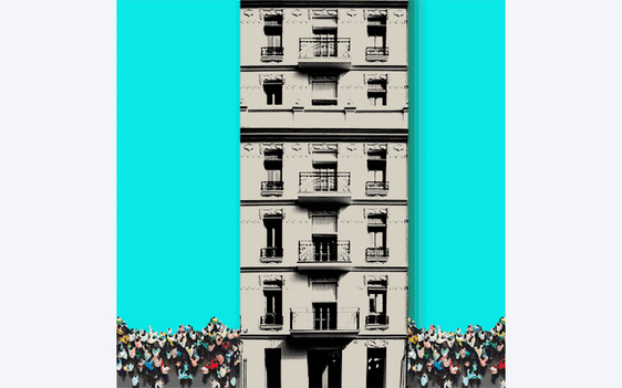 La intemperie, vivienda pública