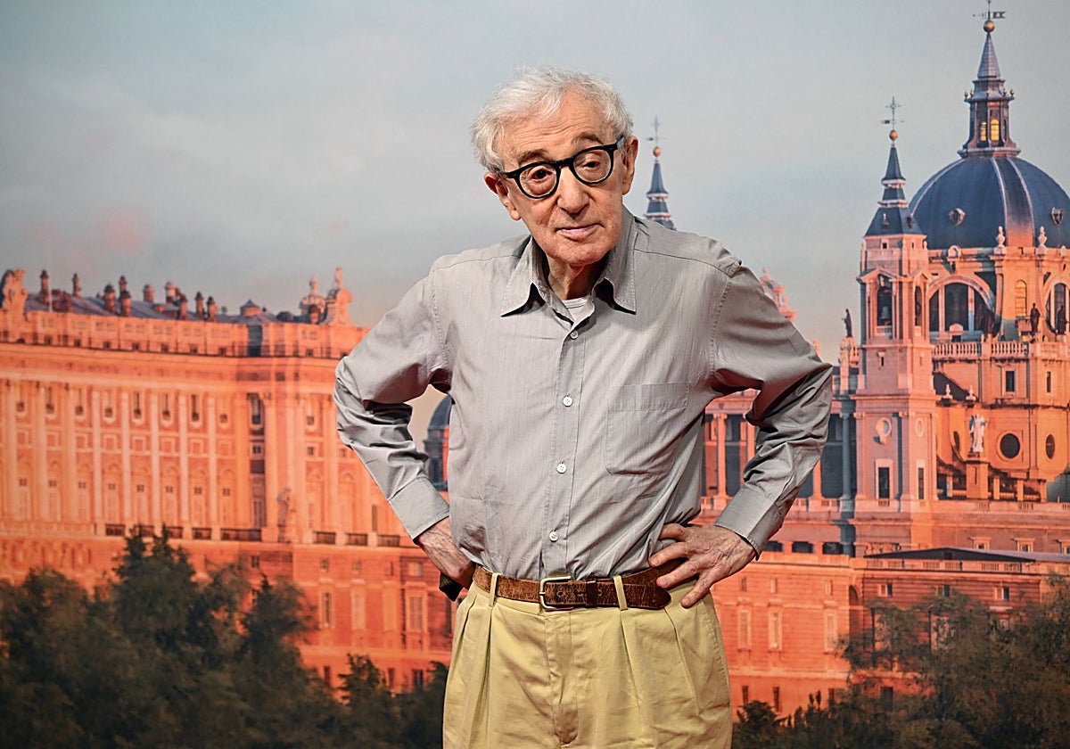 Woody Allen, retratado en Madrid