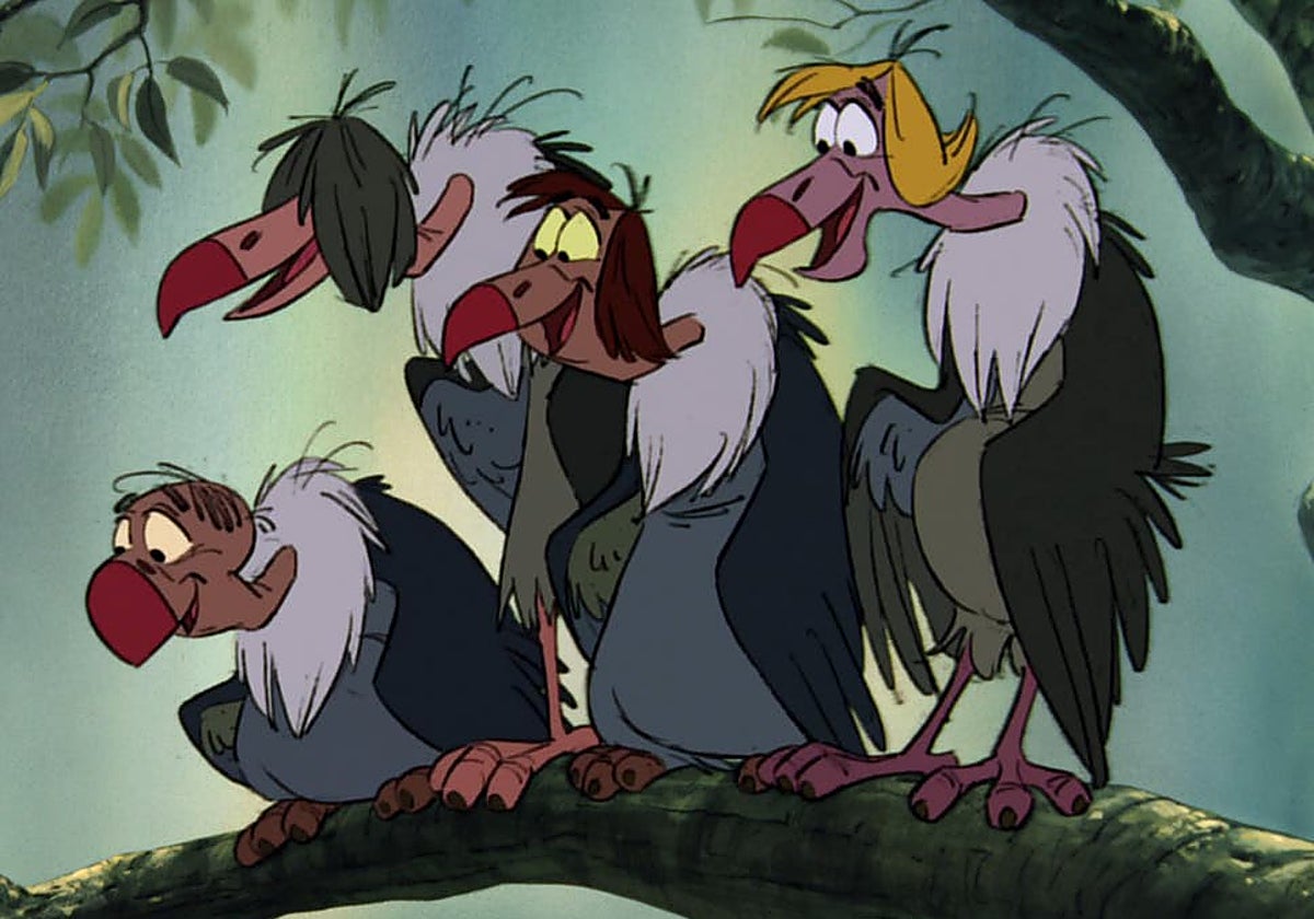 Los buitres de 'El Libro de la Selva«
