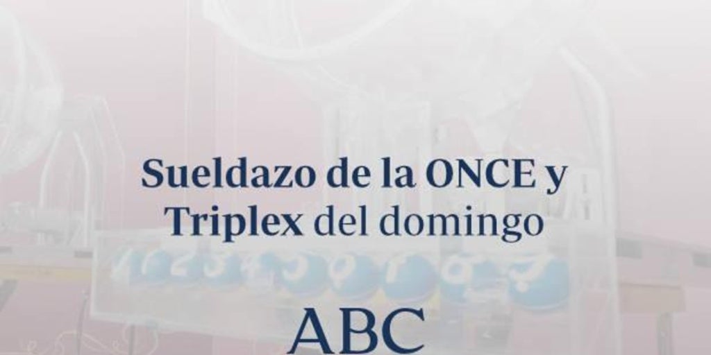 Todos los resultados de las loterías que se celebran el sábado domingo, 8 de febrero de 2026: Sueldazo de la ONCE y Triplex