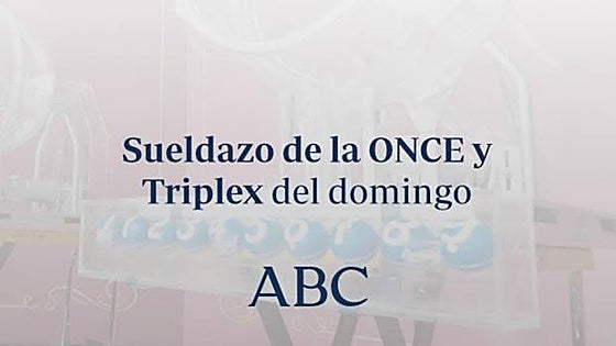 Todos los resultados de las loterías que se celebran el sábado domingo, 20 de septiembre de 2026: Sueldazo de la ONCE y Triplex