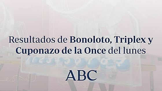 Todos los resultados de las loterías que se han celebrado hoy lunes lunes, 21 de septiembre de 2026: Bonoloto, Triplex y Cuponazo de la Once