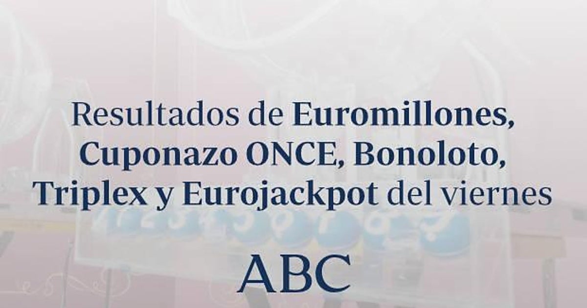 Resultados de las Loterías del 3 de enero de 2025: Descubre si eres el afortunado