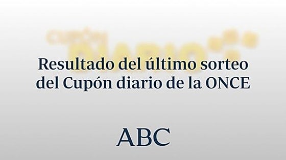 Comprobar resultados del sorteo del cupón diario de la ONCE de hoy miércoles, 16 de julio de 2025