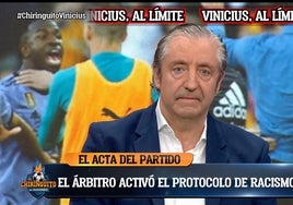 Josep Pedrerol defiende de manera magistral a Vinicius con una 'jugada' que nadie esperaba