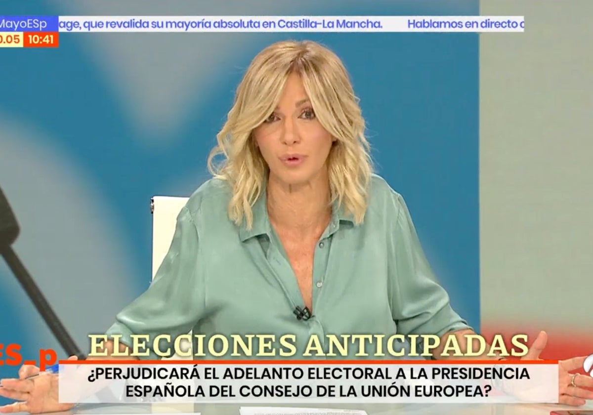 Susanna Griso ha hecho de portavoz para Antena 3 desde 'Espejo Público'.