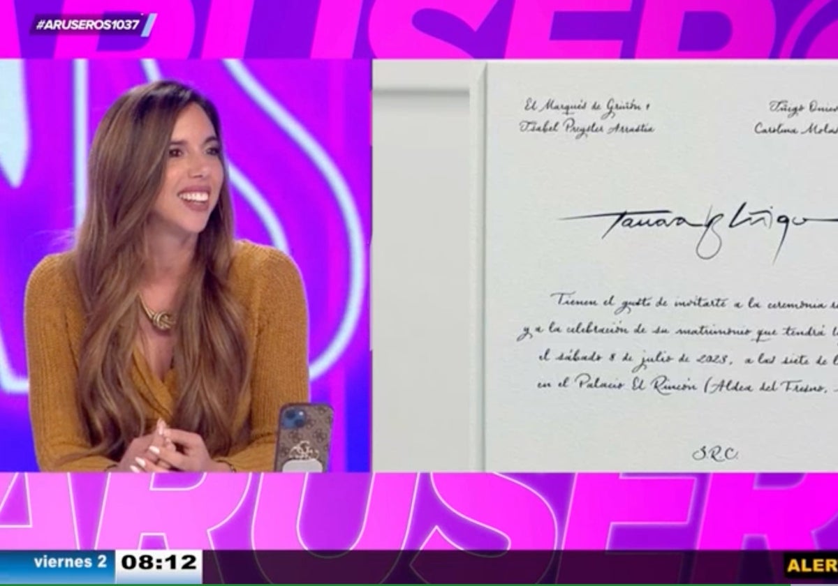 Tatiana Arús ha puesto sobre la mesa de 'Aruser@s' el 'patinazo' de Tamara Falcó.