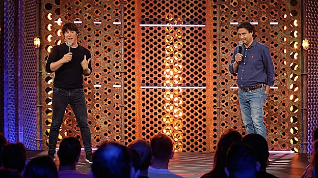 Los cocineros Jordi Cruz y Pepe Rodríguez en el ring