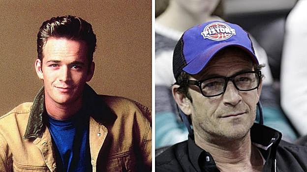 Luke Perry en Sensación de Vivir y poco antes de su muerte
