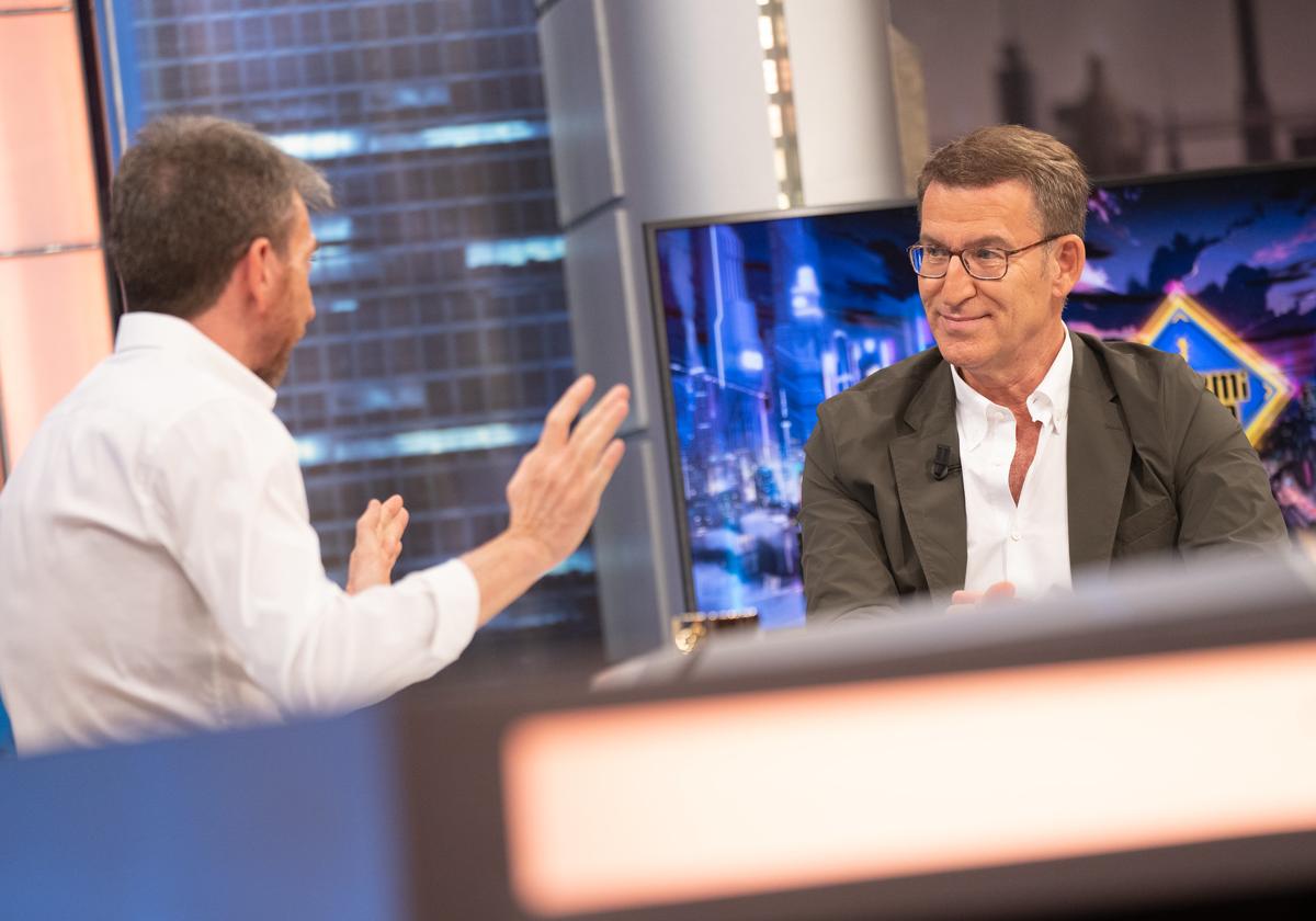 Alberto Núñez Feijóo en 'El Hormiguero'