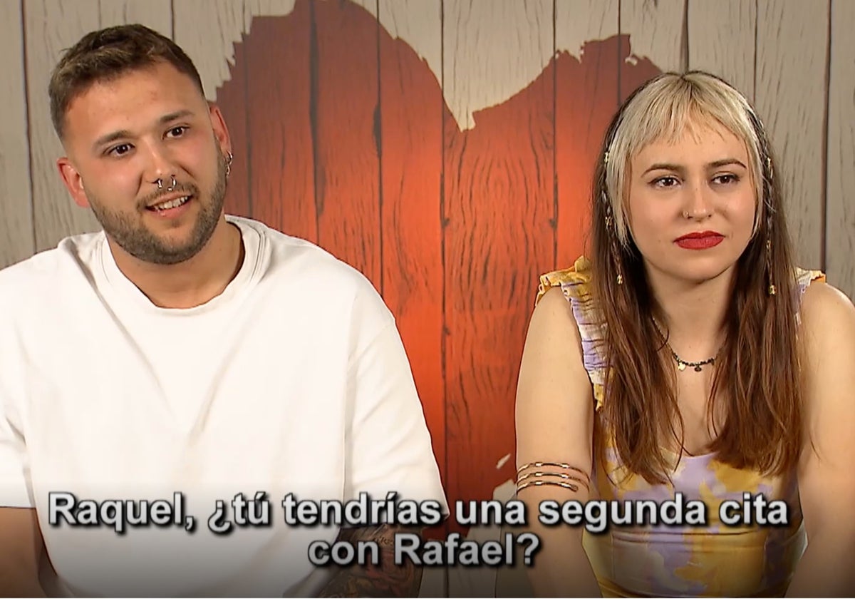 Raquel y Rafael, dos malagueños en 'First Dates'