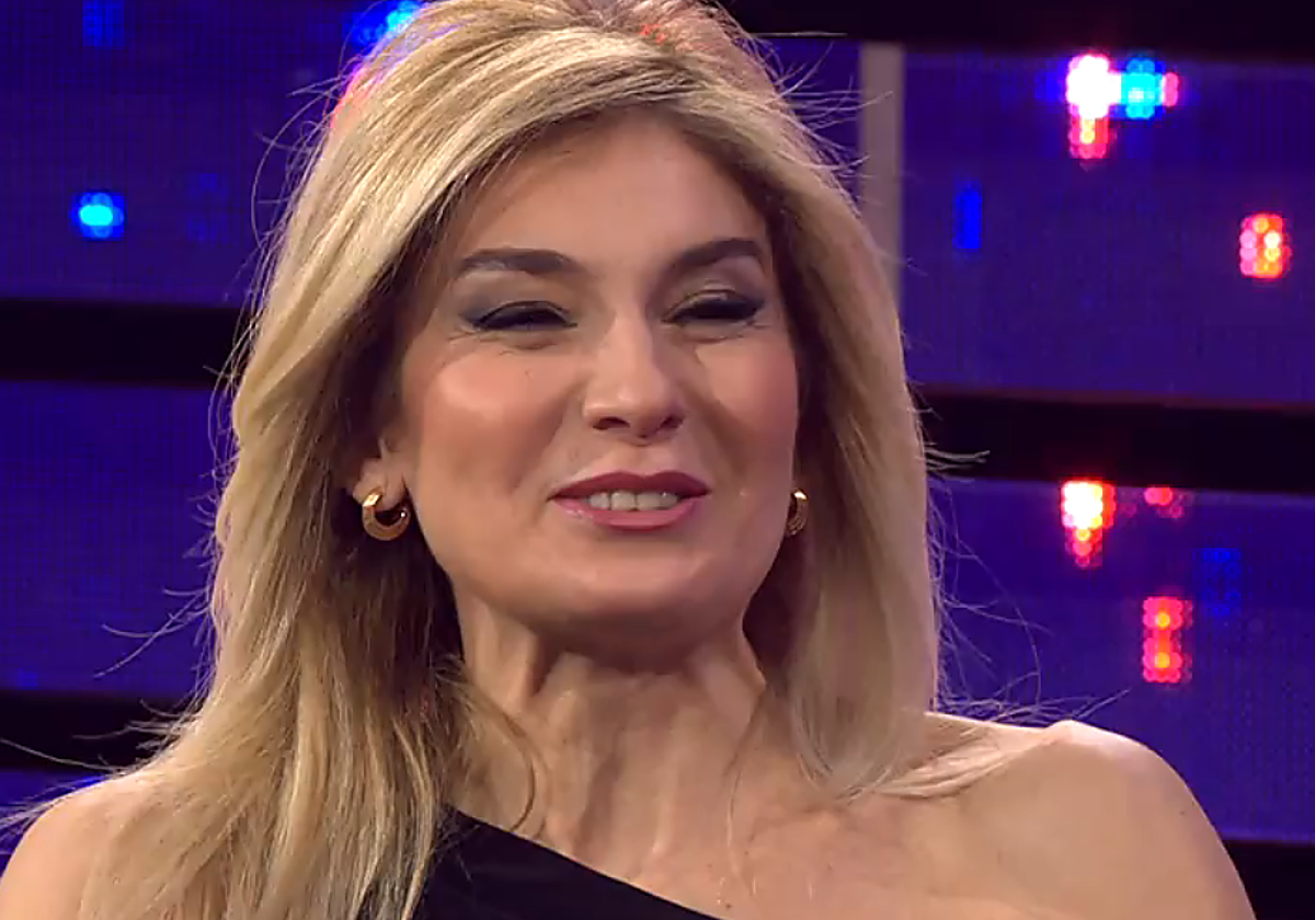 Sandra Golpe, en 'Tu cara me suena', como Miley Cyrus