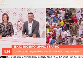 «¡Se lo digo!», la seria 'reprimenda' de Silvia Intxaurrondo a los corredores de San Fermín