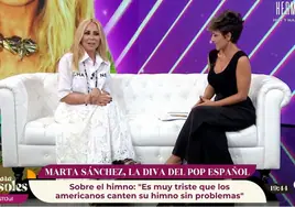 Sonsoles Ónega se la juega a Marta Sánchez al revelar el 'veto' impuesto al programa