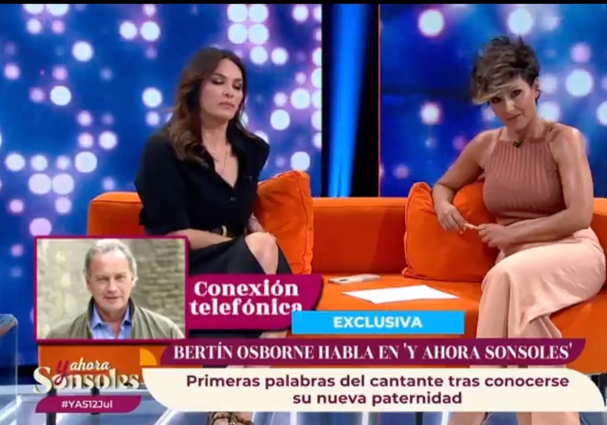 Bertín Osborne llamó a 'Y ahora Sonsoles' para frenar lo que estaba viendo.