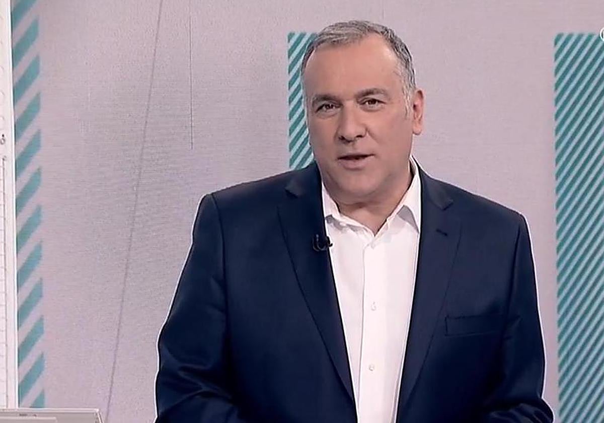 El moderador del debate a siete de hoy en TVE, Xabier Fortes