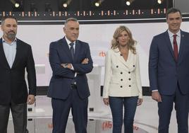 Audiencias televisión: el debate a tres de RTVE interesa, pero menos que el cara a cara Feijóo - Sánchez en Atresmedia