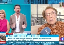 Una mujer de 101 años se 'carga' el Día de los Abuelos en TVE: «No me hagas decir tonterías»