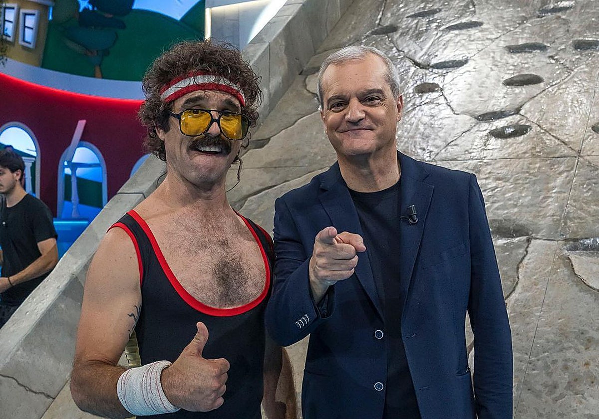 Wilbur, uno de los nuevos personajes de la vuelta del 'Grand Prix', junto a Ramón García