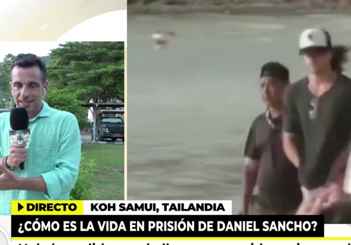 Jorge Luque, reportero de Ya es mediodía', ha informado sobre la situación de Daniel Sancho en prisión.