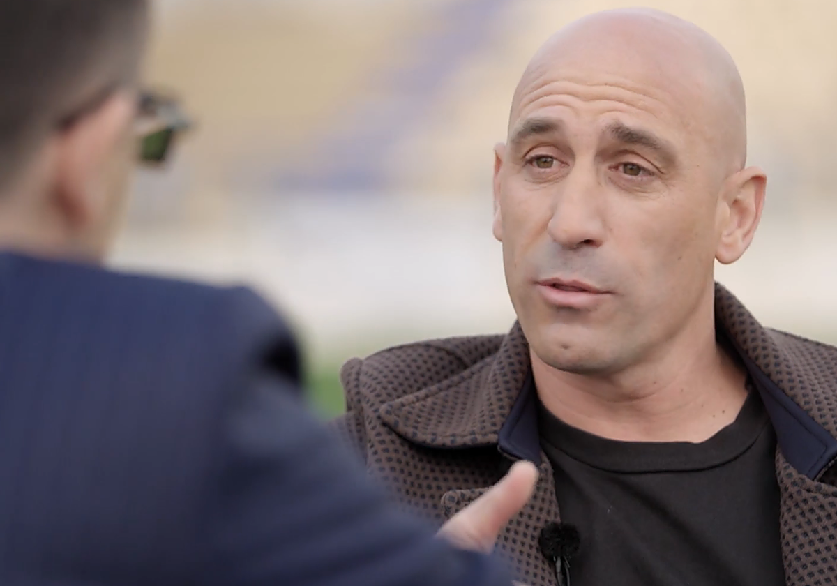 Luis Rubiales, en 'Viajando con Chester', entrevistado por Risto Mejide