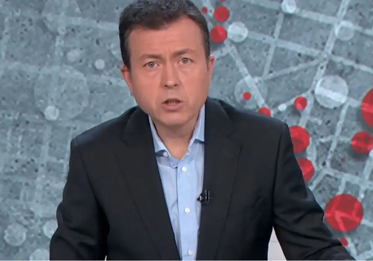 Manu Sánchez, presentador de Antena 3 Noticias.