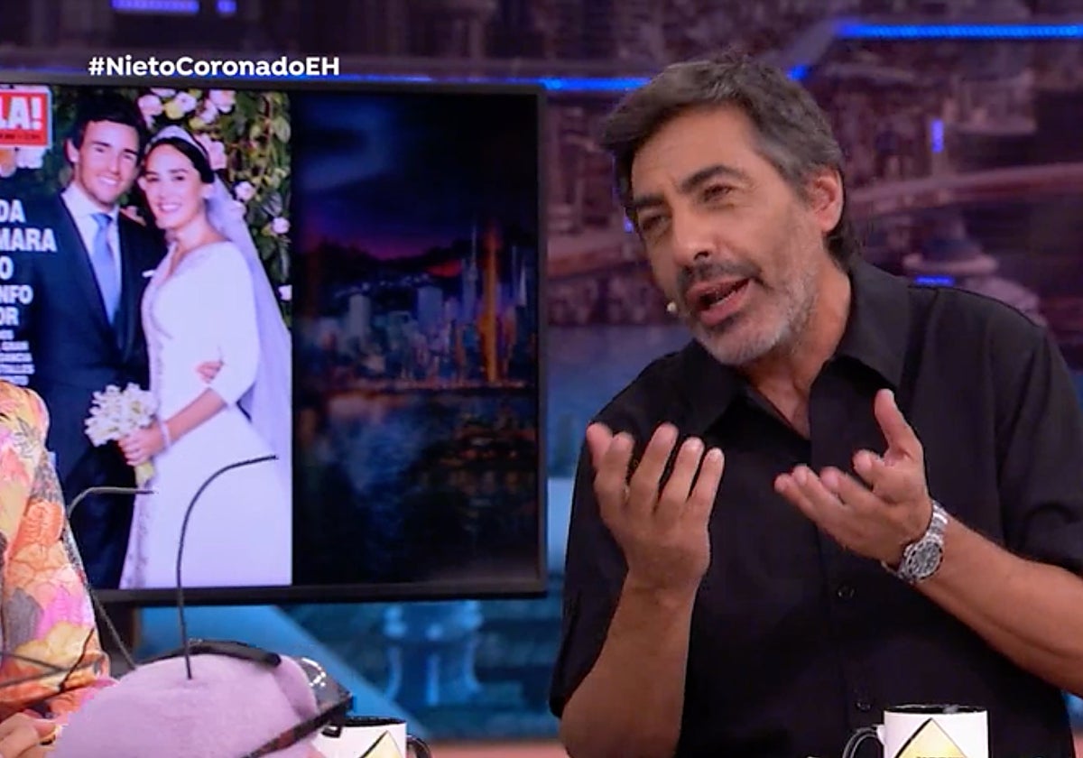 Juan del Val, durante la tertulia de 'El Hormiguero'.