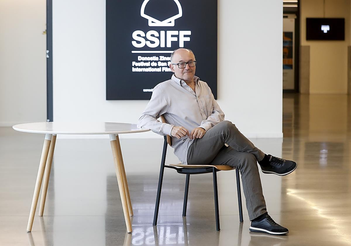 José Luis Rebordinos, director del Festival de San Sebastián, fotografiado en la semana previa a que comince la 71 edición