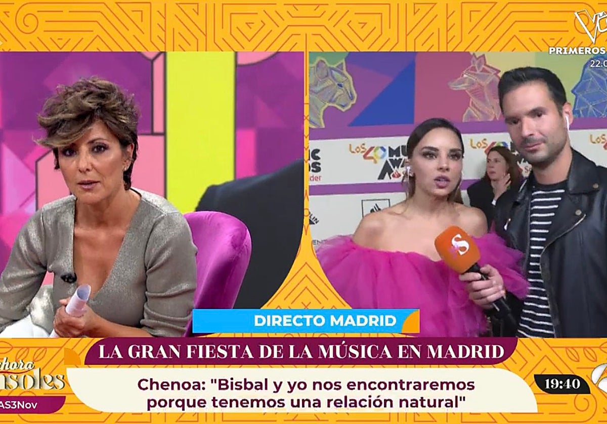 Chenoa durante su entrevista en 'Y ahora Sonsoles'