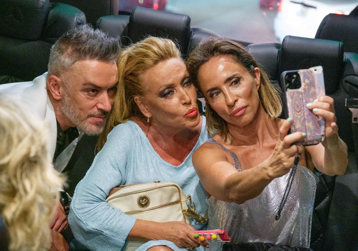 Kiko Hernández, Lydia Lozano y María Patiño, en '¡Sálvese quien pueda!'