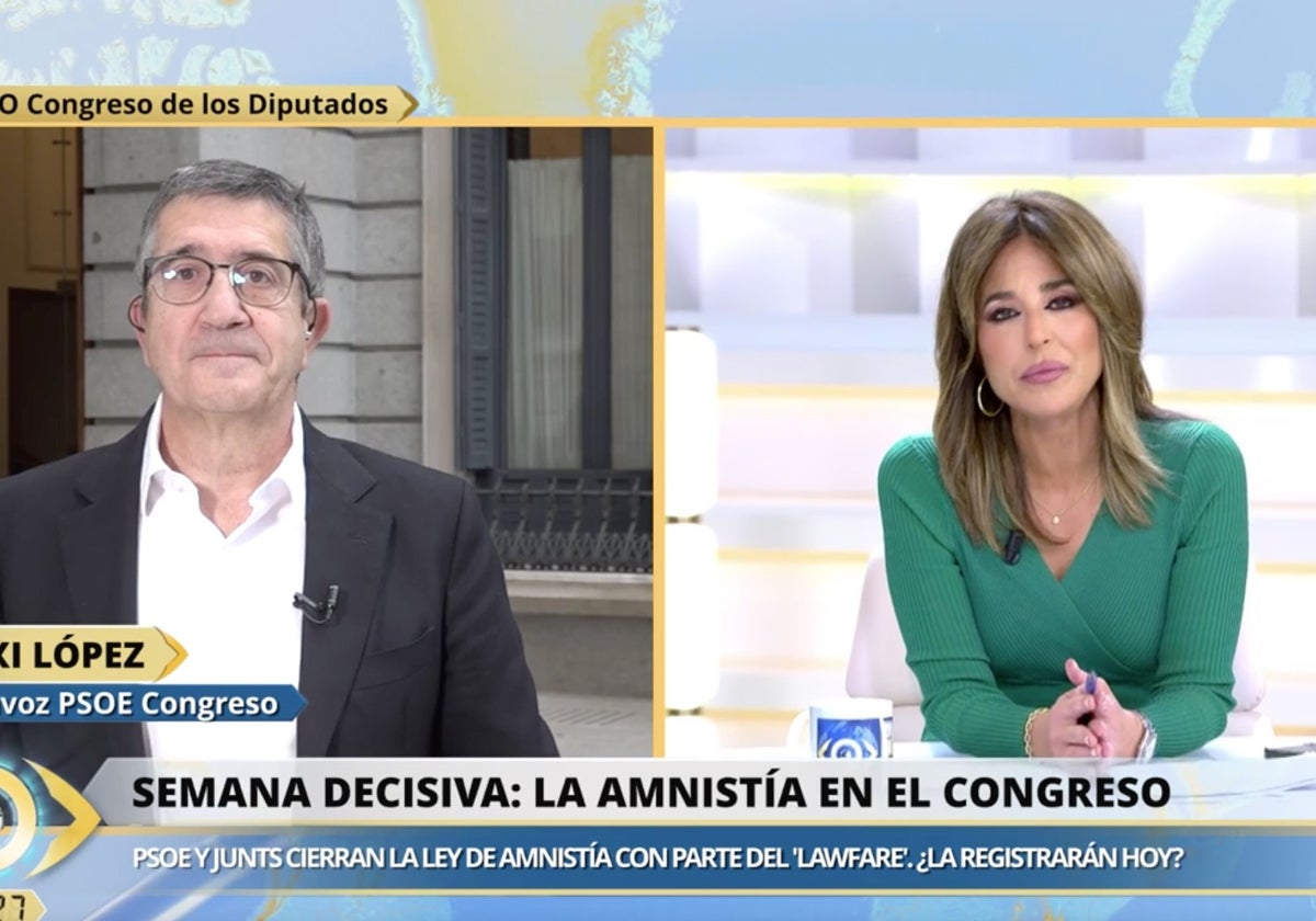 Ana Terradillos ha entrevistado a Patxi López en 'La mirada crítica'.