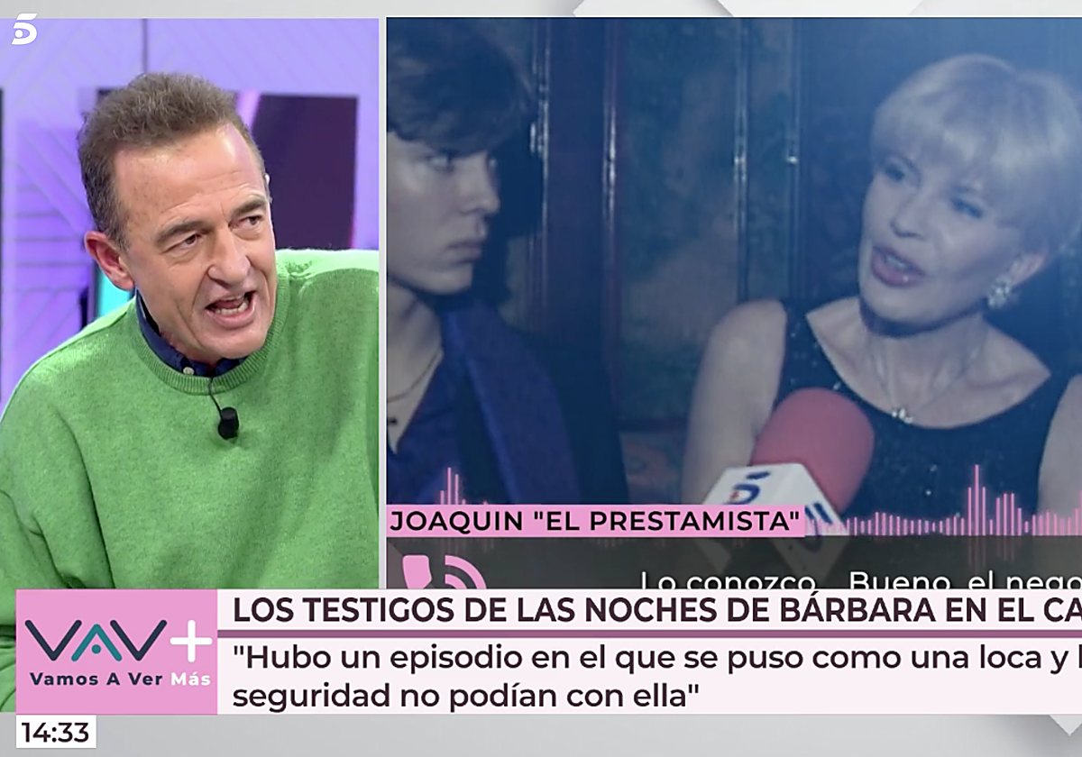 Alessandro Lecquio ha tenido un rifirrafe con Joaquín Prat en 'Vamos a ver'.