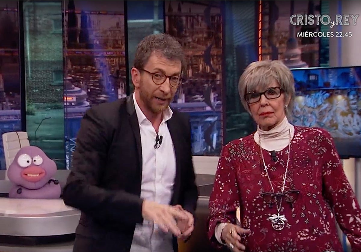 Concha Velasco en una visita a 'El Hormiguero' en 2019
