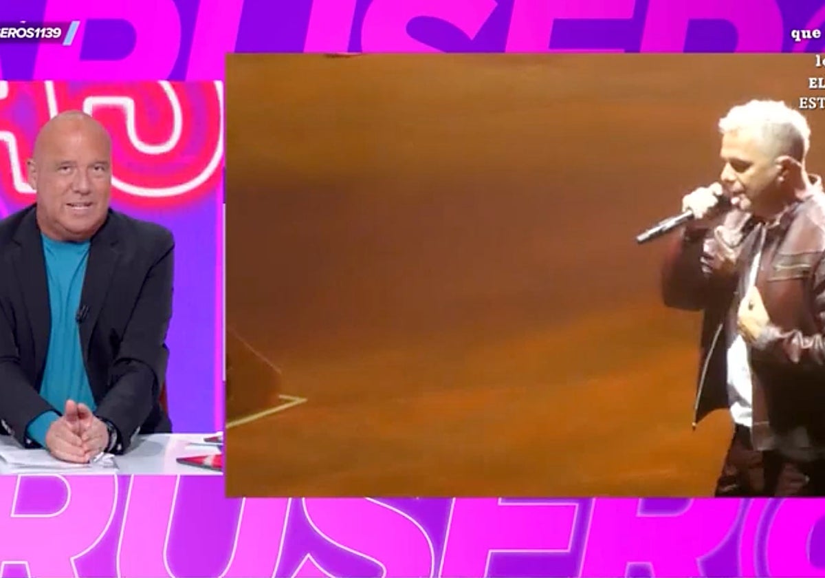 Alfonso Arús, presentador de 'Aruser@s', se ha percatado de un detalle hasta el momento oculto de los conciertos de Alejandro Sanz.