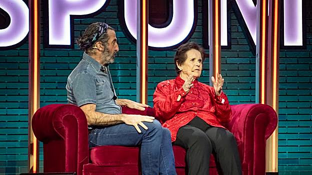 Cándida en el reencuentro de Gomaespuma en Movistar