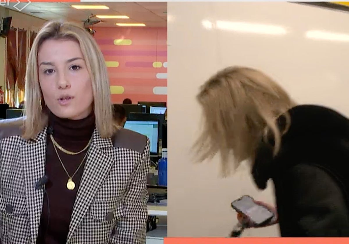 La reportera de 'Espejo Público' ha explicado el ataque que sufrió.