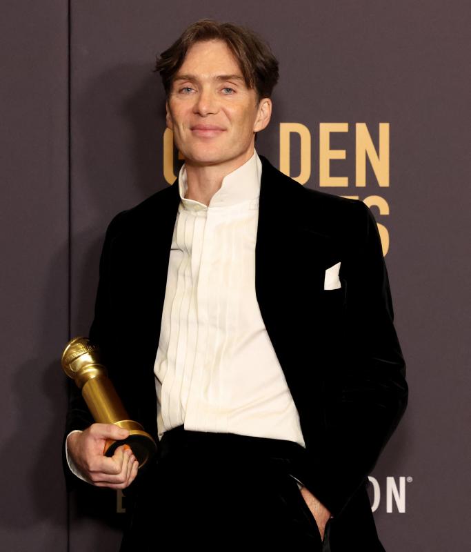 El actor Cillian Murphy, ganador del premio a 'Mejor actor de drama' por 'Oppenheimer'