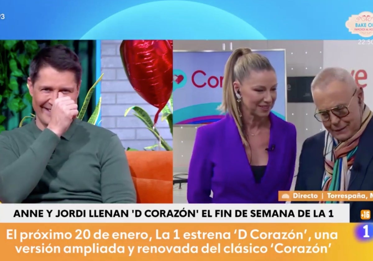 Jordi González y Anne Igartiburu han estado en 'Mañaneros' este lunes.