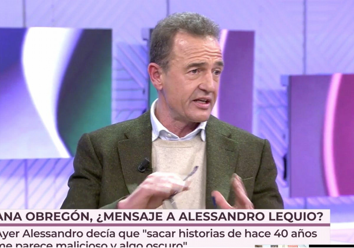 Alessandro Lecquio ha dejado un mensaje muy claro a la dirección de 'Vamos a ver'.