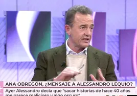 Alessandro Lecquio explota contra la dirección de 'Vamos a ver' y les avisa: «A partir de hoy se acabó»