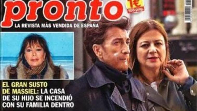 Pablo Motos junto a su mujer, Laura Llopis, en la revista Pronto