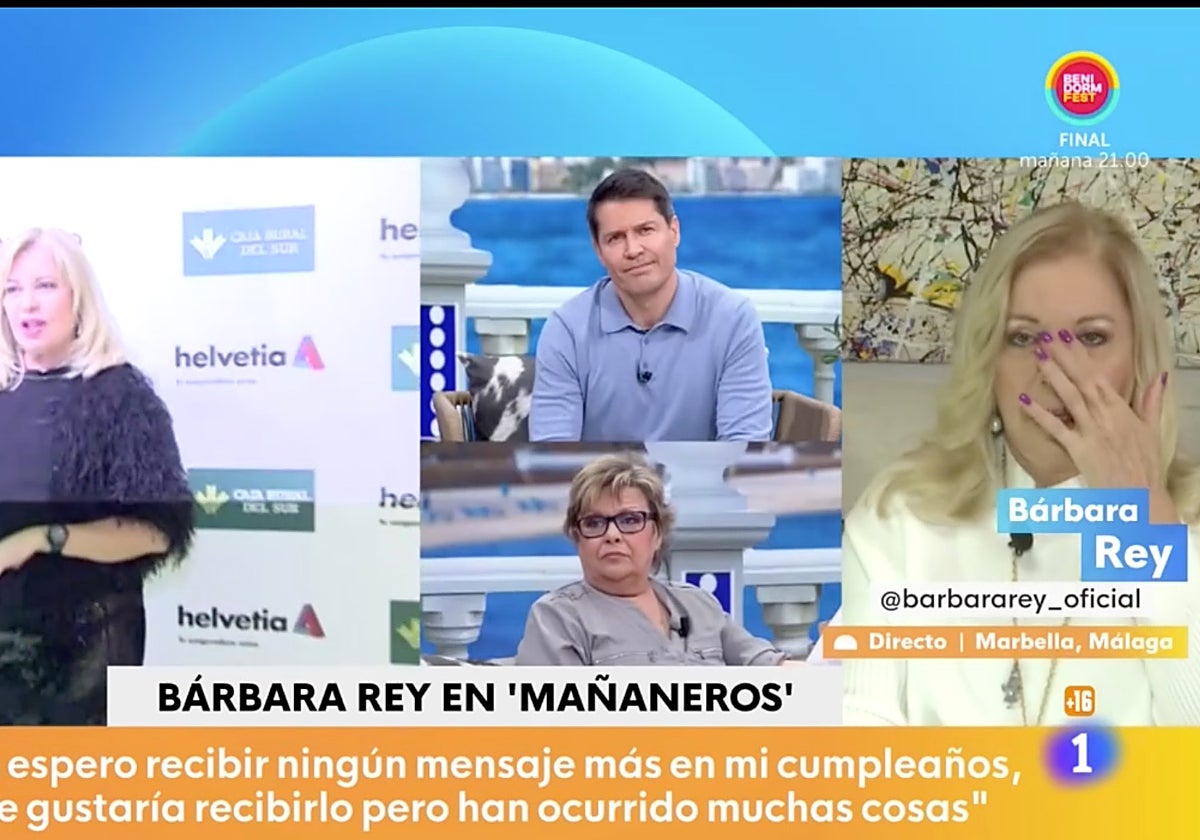 Bárbara Rey ha estado esta mañana en 'Mañaneros'.
