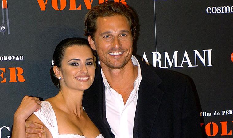 Penélope Cruz y Matthew McConaughey se conocieron durante el rodaje de 'Sáhara' y comenzaron una relación