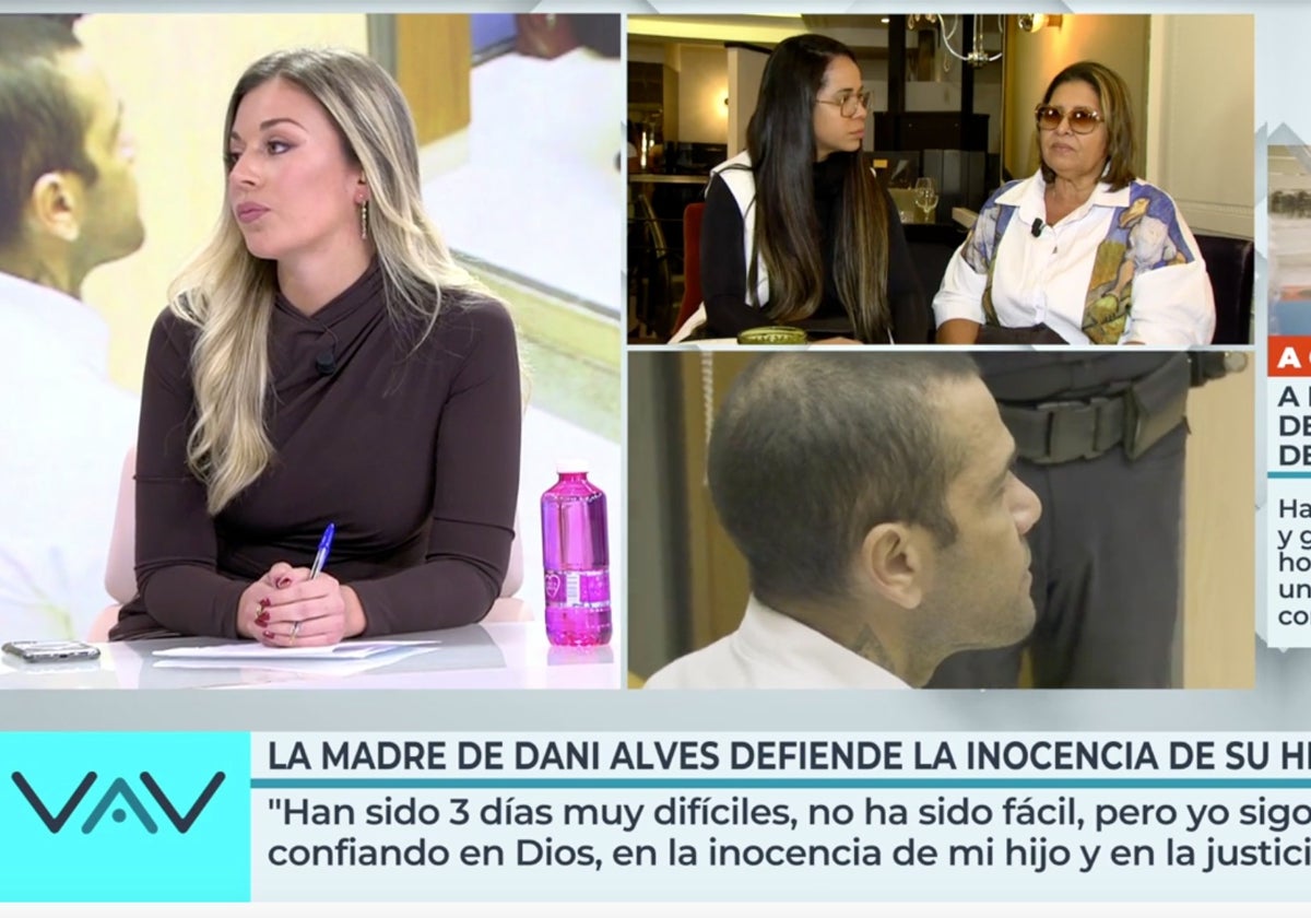 La madre de Dani Alves ha hablado con el programa 'Vamos a ver'.