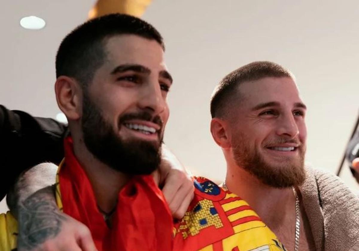 Ilia Topuria, junto a su hermano